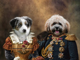 Imperial Companions – Custom Royal Multi-Pet Portrait