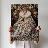 Regal Blossom Queen Custom Portrait