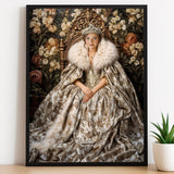 Regal Blossom Queen Custom Portrait