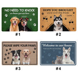 Custom Dog Photo Doormat: Personalized Pet Welcome Mat