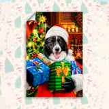 Holiday Cheer Pet Portrait – Santa’s Little Gift Giver