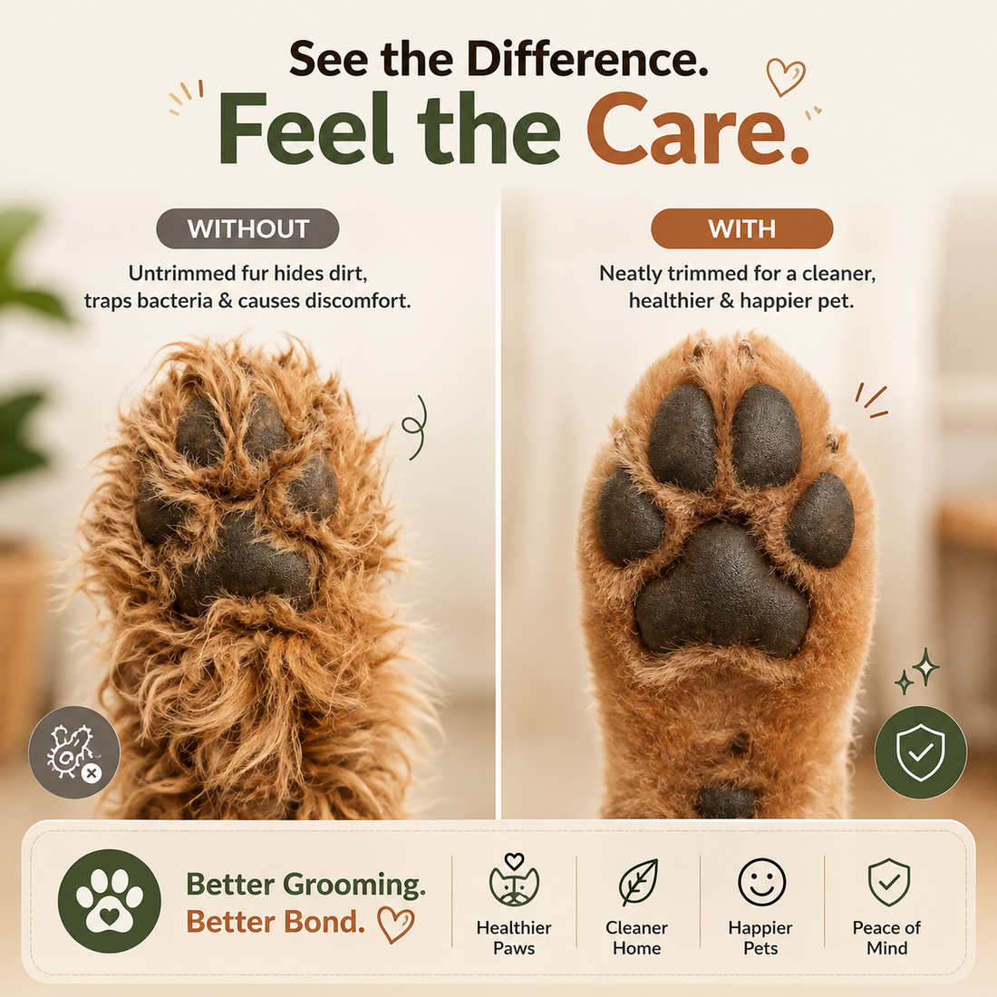 Quiet Pet Trimmer — Paws, Face & Sensitive Areas