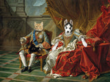 Noble Sovereigns – Custom Royal Multi-Pet Portrait