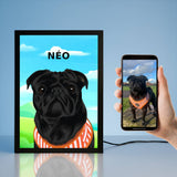 Night Light LED Pet Portrait