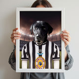 Newcastle United Paw-Squad Pet Portrait