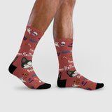 Halloween Pet Face Socks | Pet Lover Gift | Fun & Comfortable Socks