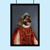 The Regal Monarch Custom Pet Portrait