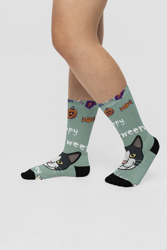 Halloween Pet Face Socks | Pet Lover Gift | Fun & Comfortable Socks