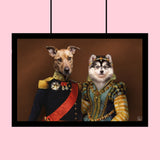 Aristocratic Duo - Custom Pet Portrait