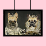 Queenly Pair - Custom Pet Portrait