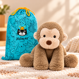 Jellycat Smudge Monkey Medium Plush Soft Toy NWT w/ Tag & Dust Bag Gift