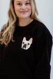 Custom Pet Head Embroidered Mom & Dad Tshirts - Sweatshirts & Hoodies