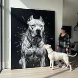 Custom Pet Portrait - Black & White Style