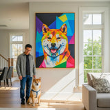 Custom Pet Portrait - Cubist Style