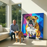 Custom Pet Portrait - Cubist Style