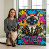 Custom Pet Portrait - Graffiti Cartoon Style