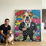 Custom Pet Portrait - Graffiti Cartoon Style