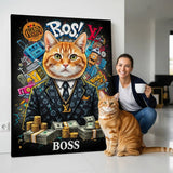 Custom Pet Portrait - Graffiti Cartoon Style