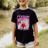 Custom Cat Dog Pet Vintage Unisex T-Shirt, Personalize Bootleg Retro 90's Tee Hoodie Sweatshirt