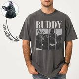 Custom Pets Photo Shirt, Personalized Pet Bootleg Sweatshirt Hoodie T-shirt