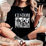 Custom Pets Photo Shirt, Personalized Pet Bootleg Sweatshirt Hoodie T-shirt