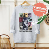 Customizable Eras Sweatshirt, Eras Tour Gift for Dog Mom, Personalized Print Sweatshirt