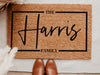 Personalized Doormat with Family Name – Custom Welcome Mat for Home Design 4