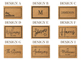 Personalized Doormat with Family Name – Custom Welcome Mat for Home Design 4