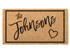 Personalized Doormat with Family Name – Custom Welcome Mat for Home Design 4