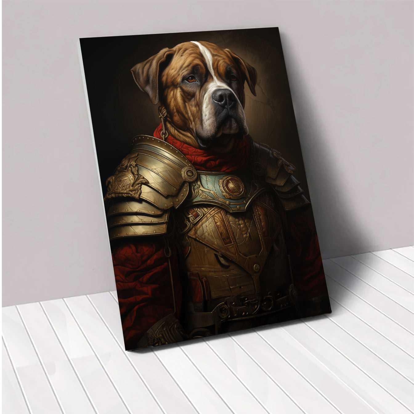 Gallant Guardian - Custom Pet Canvas