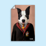 Harry Potter Gryffindor Custom Pet Portrait – Personalized Magical Pet Art