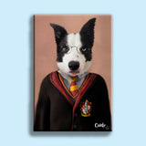 Harry Potter Gryffindor Custom Pet Portrait – Personalized Magical Pet Art