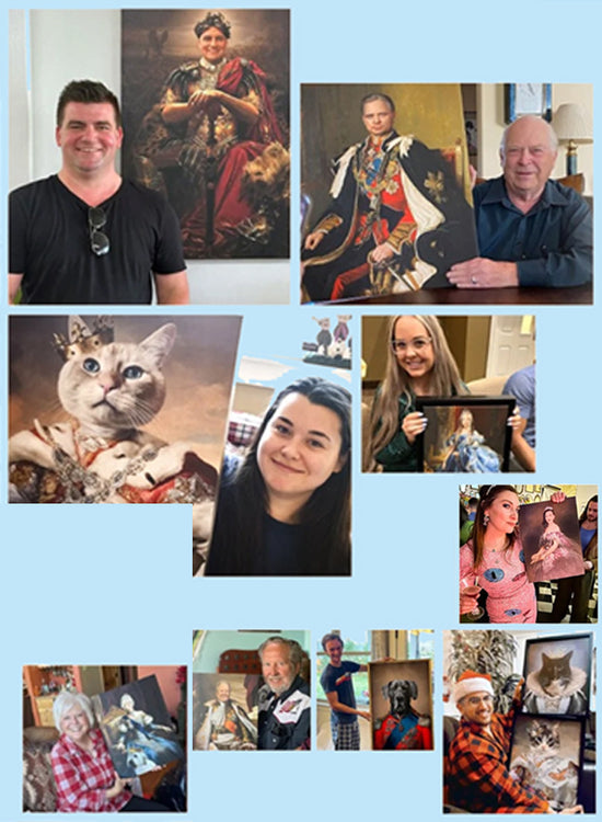 Human Portraits | Custom Pet Gifts – Furr & Family