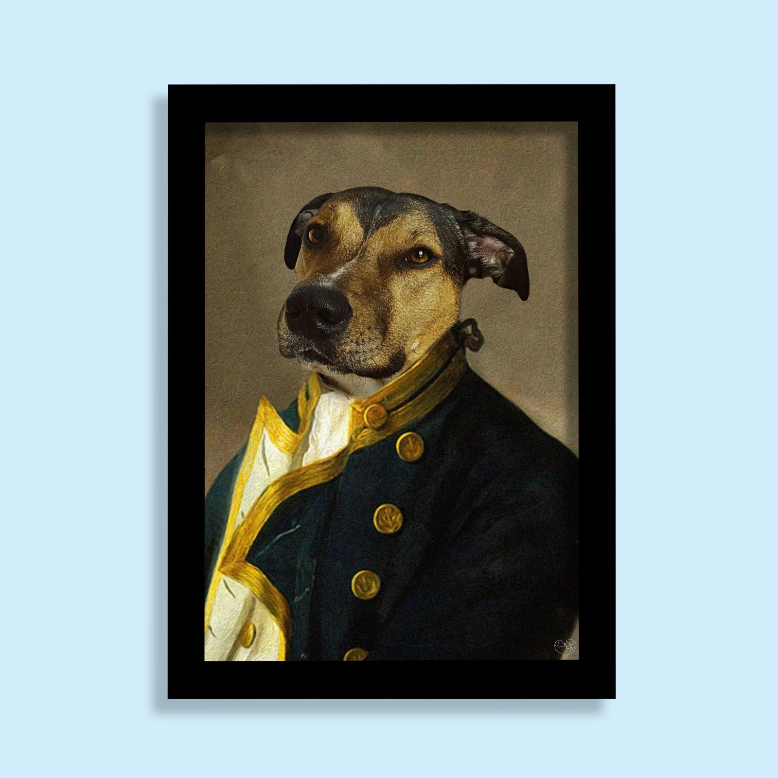 Noble Admiral Custom Pet Portrait - 1 Pet - Furr and Family