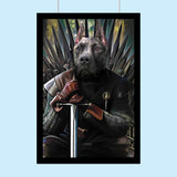 Pet of the King  - Custom Pet Portrait