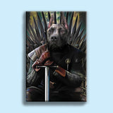 Pet of the King  - Custom Pet Portrait