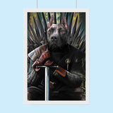 Pet of the King  - Custom Pet Portrait