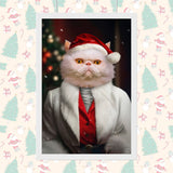 Merry Purr-mas – Festive Cat Santa Costume