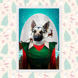 Paw-liday Elf Helper – Cute Pet Christmas Costume