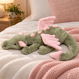 Jellycat Malachy Dragon - Exclusive Green/Pink Plush Toy with Dust Bag Uk