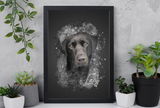 Premium Watercolor Pet Portrait - Custom Pet Artwork