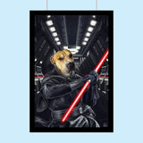 The Star Paws Sith Lord - Custom Pet Portrait