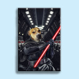 The Star Paws Sith Lord - Custom Pet Portrait