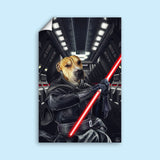 The Star Paws Sith Lord - Custom Pet Portrait