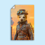 Steampunk Pet Portrait - Custom Pet Portrait