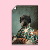 The Elegant Pet Queen - Custom Pet Portrait