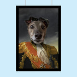 Royal Commander Pet - Custom Pet Portrait