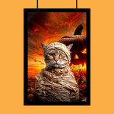 The Mummy Pet Halloween Portrait - Custom Pet Portrait