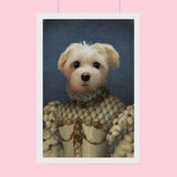 The Vintage Queen - Custom Pet Portrait