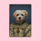 The Vintage Queen - Custom Pet Portrait